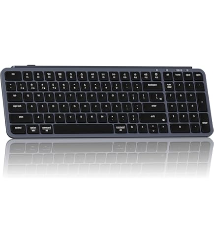 Amazon.com: Keychron B1 Pro Ultra-Slim Wireless Keyboard, ZMK